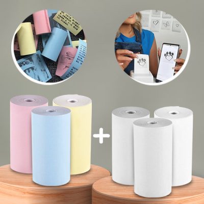 6x role colorate pentru MINIPRINT | MULTIROLLS