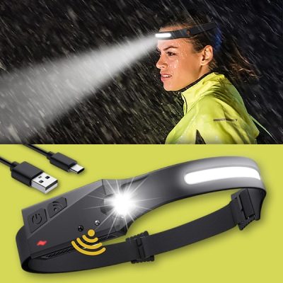 Lanternă LED de cap extrem de puternică cu unghi larg | FLASHFLEX