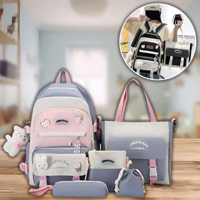 Set de rucsac elegant și versatil cu accesorii asortate | LUNABACK
