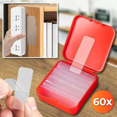 60 de bucăți de benzi dublu adezive | TACKY