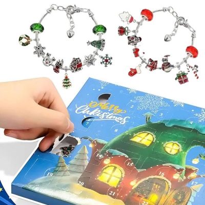 Calendar de Advent: 2x brățară + talismane | ADVENTBRACE