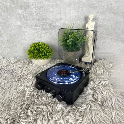 Proiector retro de valuri oceanice 3-în-1, difuzor Bluetooth și lumină ambientală LED | VIVAPLAY